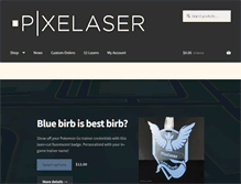 Tablet Screenshot of pixelaser.com
